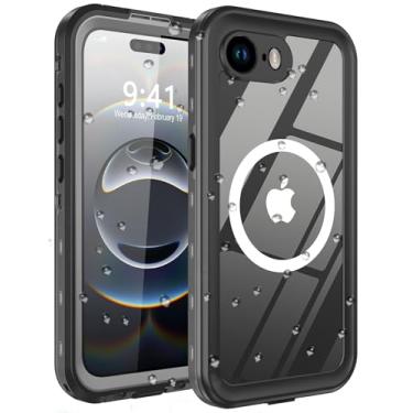 Imagem de Comboproof Capa para iPhone 16e impermeável, [à prova de choque] [à prova de poeira] [IP68 à prova d'água] Capa rígida de corpo inteiro integrada [proteção de tela de lente] para capa de mergulho