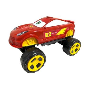 Imagem de Carro Rally Sport de Brinquedo, Car Roda Livre, Carrinho Grande 37 cm, Veículo Infantil BG (VERMELHO)
