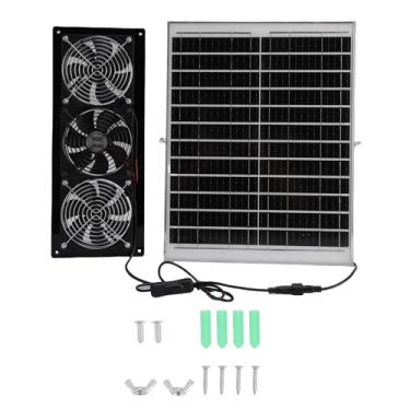 Imagem de Aqur2020 Fã de Exaustão Com Energia Solar, Kit de Ventilador Solar de Ventilador de Ventilamento do Painel, Kit de, 12W de Alta Velocidade IP67 à Prova