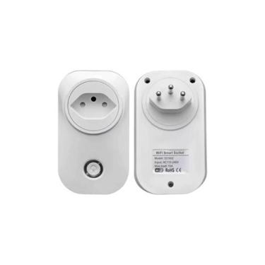 Imagem de Tomada inteligente wifi smart plug automação ss1002 - RoHs