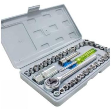 Imagem de Jogo De Soquete Chave Catraca Reversível Resistente à Pressão Resistente à Abrasão