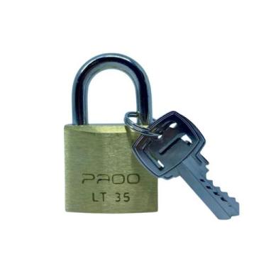 Imagem de Cadeado Pado de Latão LT 35mm c/ 2 chaves