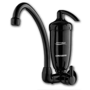 Imagem de Torneira c/filtro acquabella pared black - Lorenzetti
