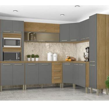 Imagem de Armário Kits Paraná Ametista 2 Portas Canto Obliquo