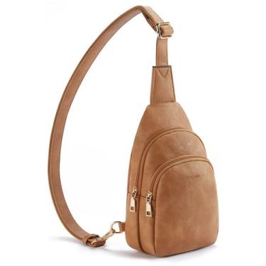 Imagem de Bolsa tipo estilingue Telena Leather Fanny Pack, tiracolo, feminina, m
