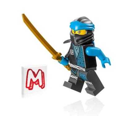 Imagem de Minifigura LEGO NINJAGO NYA Core com espada samurai dourada 71785