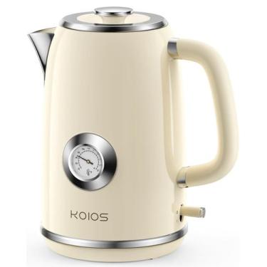 Imagem de Chaleira elétrica KOIOS 1.8L Caldeira de água quente com termômetro