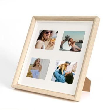 Imagem de Porta-retratos de madeira MUZIRI KINOKOO Square 27,5 x 27,5 cm para Fu