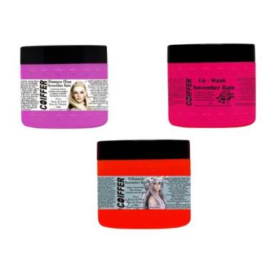 Imagem de Kit November Rain 350g 3 Mascaras - Coiffeer