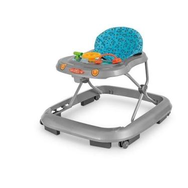 Imagem de Andador Andaja Infantil Musical para Bebê Acqua Explorador Cinza - Tut