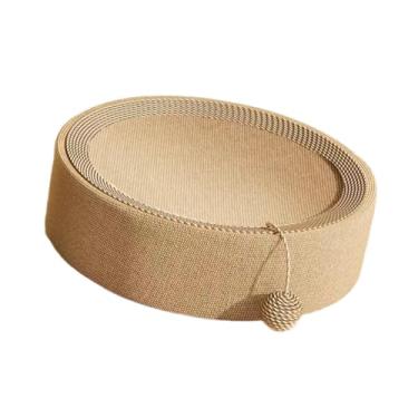 Imagem de Baoblaze Arranhador para gatos, brinquedo interativo para animais de estimação, cama confortável para gatos, almofada para arranhar, tigela para descanso, caça