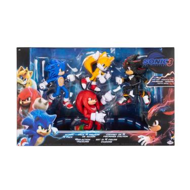 Imagem de 4 Bonecos Sonic, Tails, Shadow e Knuckles - Sonic 3 Filme