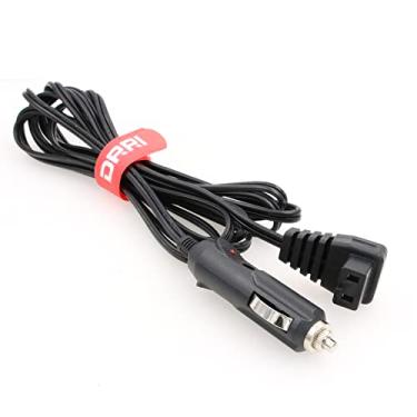 Imagem de DRRI Compressor portátil de ângulo reto de 12 V CC, mini refrigerador, cabo de alimentação termoelétrico universal para carro, caminhão, trailer, barco, cooler Mobicool, caixa fria (RA 1,5 m)