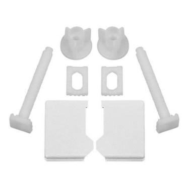 Imagem de Conjunto Parafuso Fixação Assentos Sanitários Astra 12Un