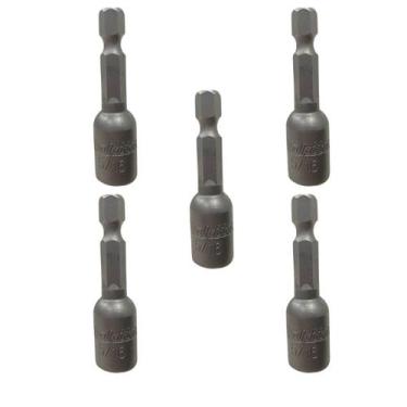 Imagem de Kit 5 Bit Soquete Canhão Magnético Makita 5/16" 1/4"x50mm E-01862  Res