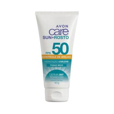 Imagem de Protetor Solar Avon Care Rosto Cont De Brilho FPS 50 40g