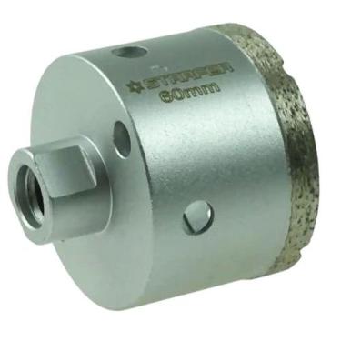 Imagem de Broca Serra Copo Diamantada 60mm Rosca M14 para Esmerilhadeira Furos L