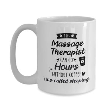 Imagem de Caneca de café para massagista, presente de massagista, presente para massagista, presentes para terapeuta de massagem, presentes para amigos, presente de agradecimento de massagem, ideia de presente de aniversário e Natal (425 g)
