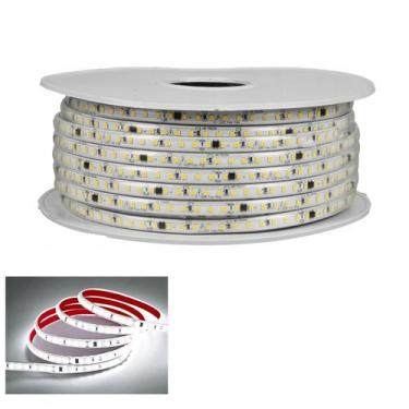 Imagem de Fita de LED SMD 6500K 100 Metros 127V Perfil Fita Dupla Face Plug Cone