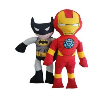 Imagem de Kit Super Heróis Batman e Homem de Ferro - casa mais magazine
