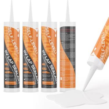 Imagem de Selante de telhado WELLUCK Self-Leveling White RV 300mL, 4 pacotes