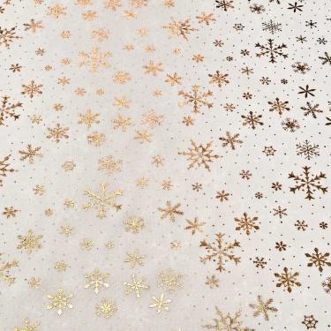 Imagem de Tecido Oxford Natal Estampado Natalino Brilho  Rolo 4 Metros