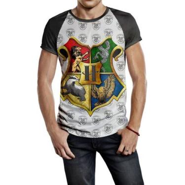 Imagem de Camiseta Raglan Masculina Full Print Harry Potter Ref:393 - smoke, Pre