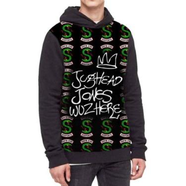 Imagem de Moletom Com Capuz Riverdale Ref:520 - smoke, Preto, GG