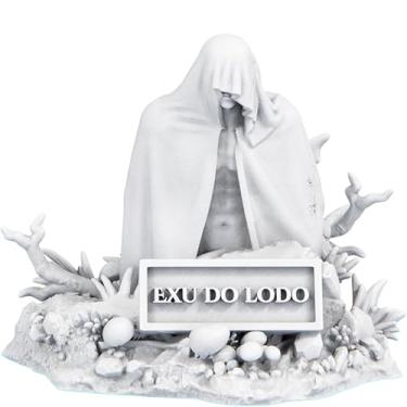 Imagem de Estátua Exu do Lodo Umbanda Candomblé (Cor Mármore)