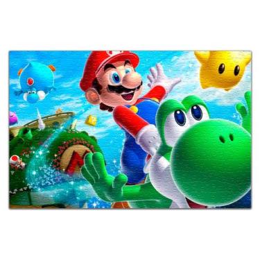 Imagem de Quebra Cabeça Personalizado Super Mario Bros 60 Peças - Pomps Geek