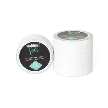 Imagem de Fita decorativa glitter branco para Letra luminosa Heidi Swapp - 5cm x 2,74m