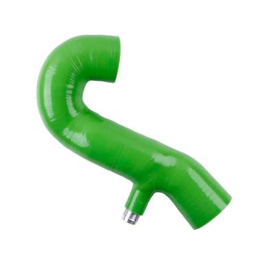 Imagem de XAJINGSU Kit de duto de tubo de mangueira de indução de entrada de ar de silicone para Fiat Abarth 500 595 695 Garrett Turbo 180PS 180HP 1 peça 4Ply (espessura de 5,4 mm) 11 cores (verde brilhante)