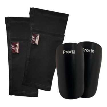 Imagem de Kit Caneleira Preta Adulto E Porta C Preto Gg - Acima 40 Cm