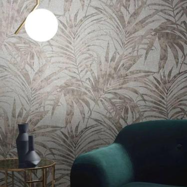 Imagem de Papel De Parede Ivy Folhagem Bege 6803-30