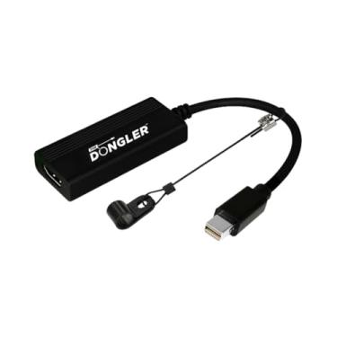 Imagem de SimplyAV Adaptador Dongle Pigtail Dongler ProAV 4K Mini-DisplayPort 1.4 com arnês - Suporta 4K HDR, largura de banda de 32 Gbps - Conexão segura - DO-D002