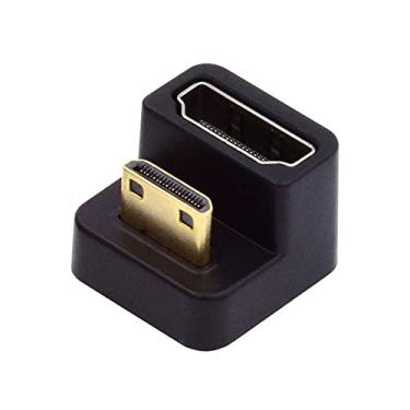 Imagem de xiwai 360 Degree Down Opposite U Shape Back Angled Mini HDMI 1.4 Male to HDMI Female Extension Adapter Converter