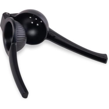 Imagem de Espremedor De Limão Metal Preto Reforçado Manual Resistente 20×6cm(2)