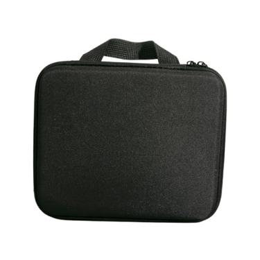 Imagem de MotiveTech Estojo organizador eletrônico de viagem, a impactos, preto, para acessórios eletrônicos, cabos, aparelhos digitais e fones de ouvido.