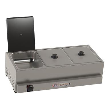 Imagem de Banho Maria Itajobi A Gás Molheira 3 Cubas 2 De 5 Litros