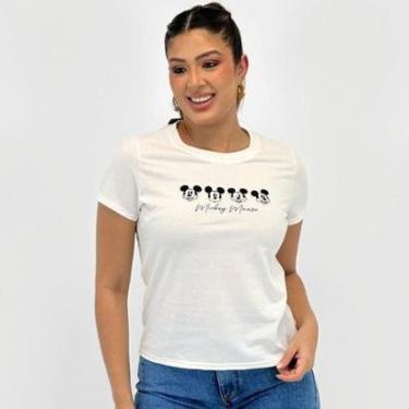 Imagem de Camiseta Malwee T-shirt Manga Curta Mickey/Minnie Feminina-Feminino