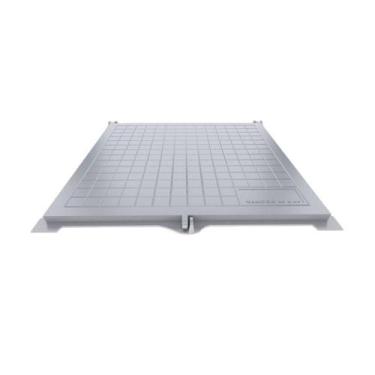 Imagem de Tampão Articulado S Rebaixo Passagem Inspeção Cinza 70x70cm - OUTRAS M