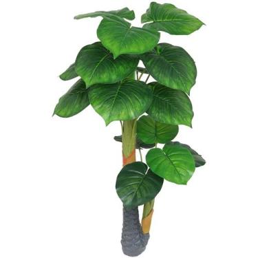 Imagem de Arvore Artificial Planta Filodendro 19 folhas 110cm Verde - La Caza St