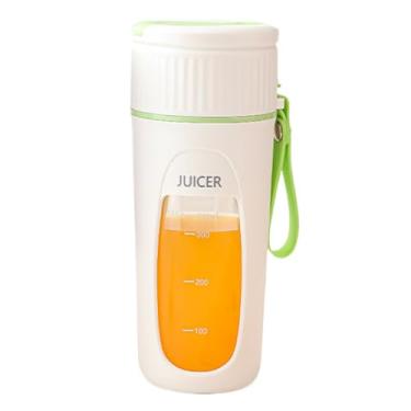 Imagem de Liquidificador Pequeno | Sem Fio Portátil Poderoso | Copo para Sucos de Frutas Pequeno | para Leite Café Casa Cozinha Acampamento Piquenique Viagem Esportes Caminhada