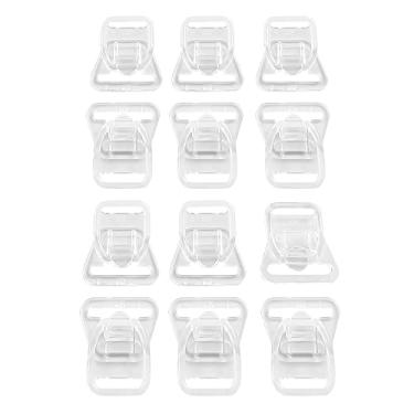 Imagem de Clipes de sutiã de amamentação 5/20.3 cm clipe de duas partes prendedores de plástico clipes de amamentação sutiã de maternidade clipe rápido clipes de sutiã 30.5 cm por pacote