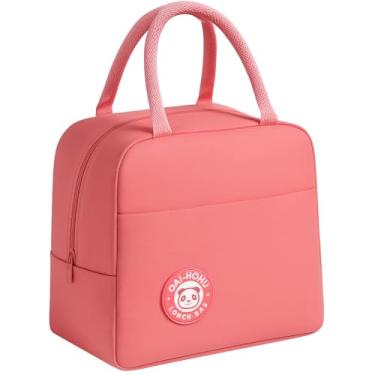 Imagem de Bolsa Lancheira Térmica Marmita Trabalho Viagem Academia (Rosa)