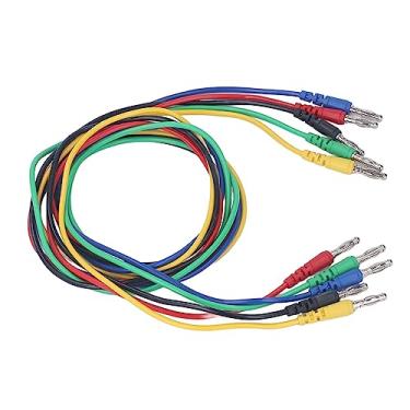 Imagem de KIMISS Kit de Cabos de Teste Magnéticos - Fios de Jumper de Plugue Banana de 4 Mm Com Conectores Magnéticos - Conjunto Multicolorido para Testes Elétricos Rápidos e Seguros