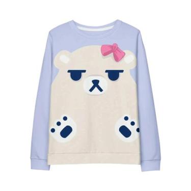 Imagem de Moletom Kpop Demon Hunters Mira Polar Bear Para Crianças E Adultos, Ca