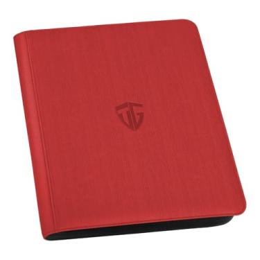 Imagem de Fichário Toploader, comporta 216 toploaders, fichário de 9 bolsos com mangas para estojos rígidos Toploaders de 7,6 x 10 cm, fichários de carregamento superior para TCG, fichário de cartão MTG