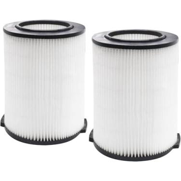 Imagem de Filtro de vácuo padrão para molhado/seco VF4000 compatível com filtros rígidos de aspirador de pó 5-20 Gal e 6-9 Gal Husky Vacuum - pacote com 2