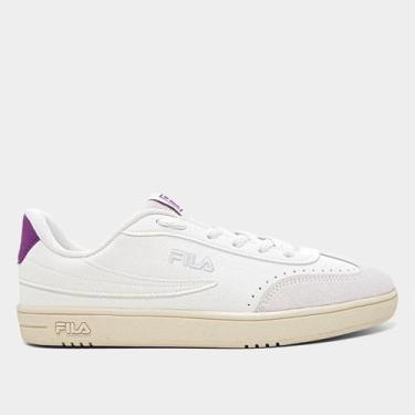 Imagem de Tênis Fila Court 80 Feminino, Branco, Cinza, 35